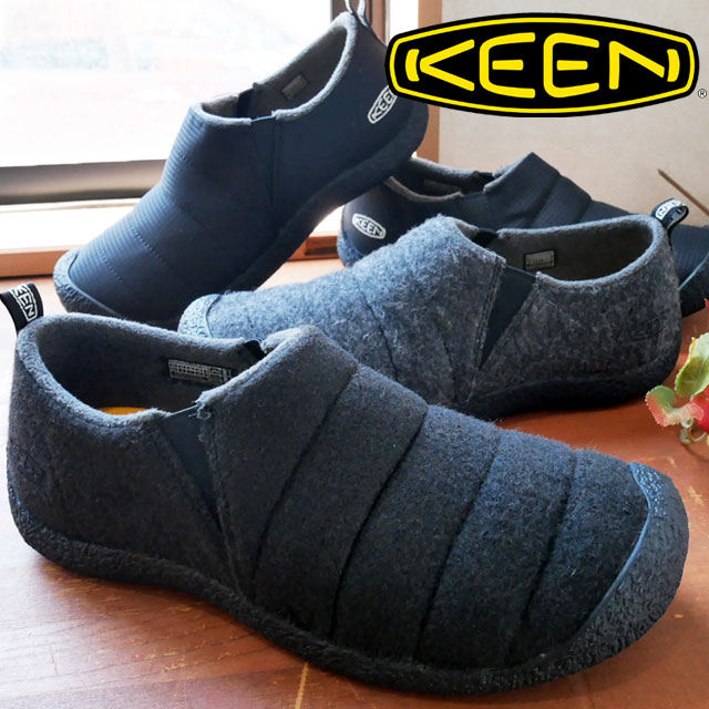 キーン KEEN メンズ スリッポン ハウザー2 リラックスシューズ アウトドア カジュアルシューズ サイドゴア 靴 1025624 ブラックフェルト 1025625 チャコールグレー 1023997 トリプルブラック 黒 送料無料 最強翌日配送 evid