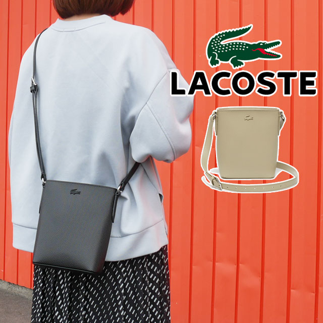 【関税込】新作◆LACOSTE ラコステ◆ロゴ ショルダーバッグ 楽天市場】＼ポイント8倍／ラコステ メンズ ショルダーバッグ