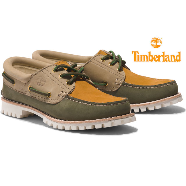 ＼最大300円引クーポン有 7/22迄／ティンバーランド Timberland デッキシューズ レディース ノレーン ハンドソーン ボートシューズ モカシン カジュアルシューズ 0A2N3D ダークグリーン 靴 送料無料 最強翌日配送 evid｜ワールド靴店