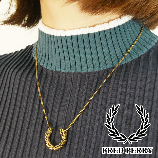 FRED PERRY ネックレス　ゴールド　ゴールドチェーン　ローレルリーフ FRED PERRY ネックレス Laurel Wreath Necklace／ローレルリース