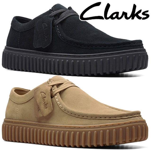 ＼最大限度1000円クーポン券有／クラークス Clarks メンズ 厚底 心地好いシューズ トゥー吸血鬼 置き目 チャンキーソール 置き目取りすてる 本革 スエードクロス 26173471 ダークサンドスエード 26172019 黒いことスエードクロス 靴 貨物輸送無料 最強またの日送りとどける evid