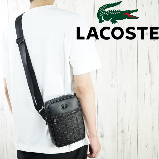 楽天市場】□新品□未使用□ LACOSTE ラコステ PVC ボディバッグ