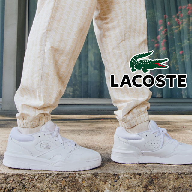 LACOSTE ホワイトレザー スニーカー 楽天市場】＼ポイント10倍／ラコステ スニーカー メンズ レザー