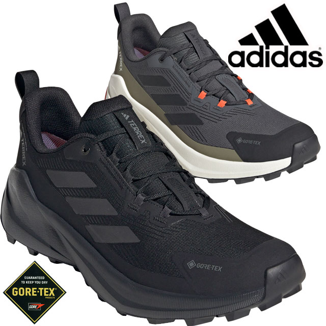 アディダス テレックス トレイルメーカー 2 GORE-TEX メンズ スニーカー ハイキングシューズ ローカット 紐靴 ブラック カーボン IH0618 IH3737 送料無料 最強翌日配送 evid |6｜ワールド靴店 11,176円
