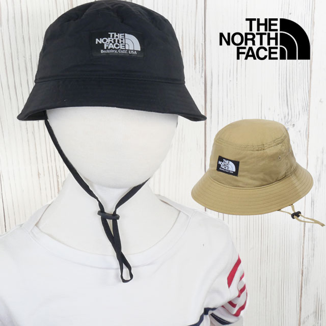ザ・ノース・フェイス 帽子 キャンプサイドハット キッズ 日よけ アウトドア ジュニア アパレル あご紐 キャンプ NNJ02524 ブラック 黒 クラシックカーキ メール便送料無料 最強翌日配送 evid