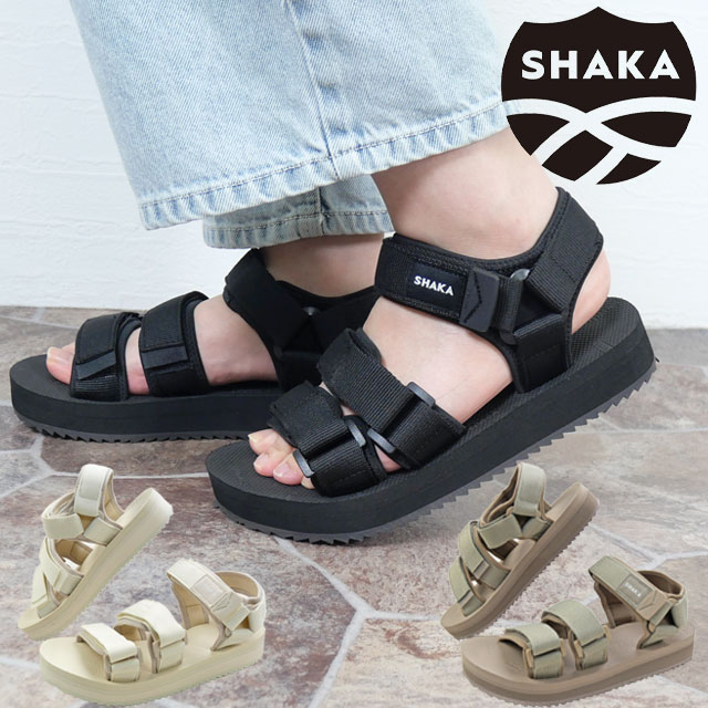 【SHAKA】サンダル / 黒 / 厚底 SHAKA 厚底サンダル NEO FREEFALL PARA PLATFORM [レディース