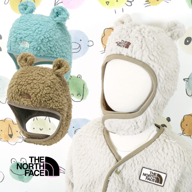 ザ・ノース・フェイス 帽子 キッズ ベビー NNB42403 カドルフリースイヤーキャップ フリース帽 ボア 防寒 フリーサイズ 子供用 カジュアル アウトドア プレゼント ギフト 赤ちゃん ベイビー 出産祝い 水色 灰色 ベージュ 翌日配送 メール便送料無料 evid画像