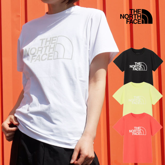 ザ・ノース・フェイス Tシャツ ショートスリーブ ES ビッグロゴティー レディース 半袖 UVケア アパレル 吸汗 速乾 トップス 抗菌 防臭 アウトドア NTW32581 ブラック 黒 ホワイト 白 レモンミスト ホットコーラル 服 メール便送料無料 最強翌日配送 evid