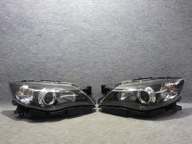 【中古】インプレッサ　ヘッドライト　左右　HID　GH　GRF　GRB　1809　2Q　84001-FG280　260416221 中古 車 パーツ 中古パーツ 中古部品 カスタム 即発送