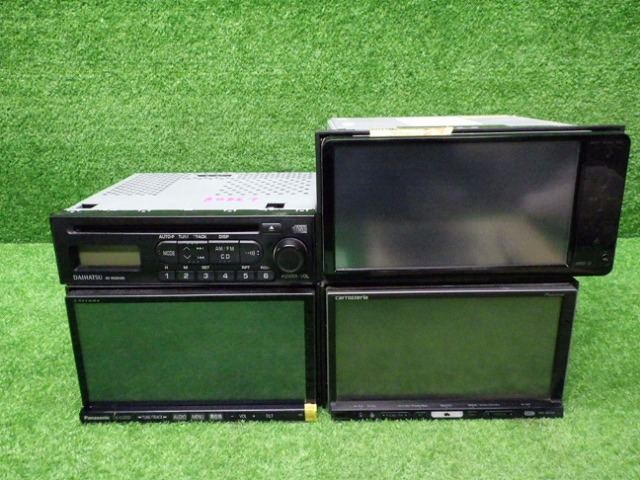【中古】ジャンク品 カロッツェリア パナソニック 純正ナビ オーディオ 4点セット 230410067 中古 車 パーツ 中古パーツ 中古部品 カスタム 即発送