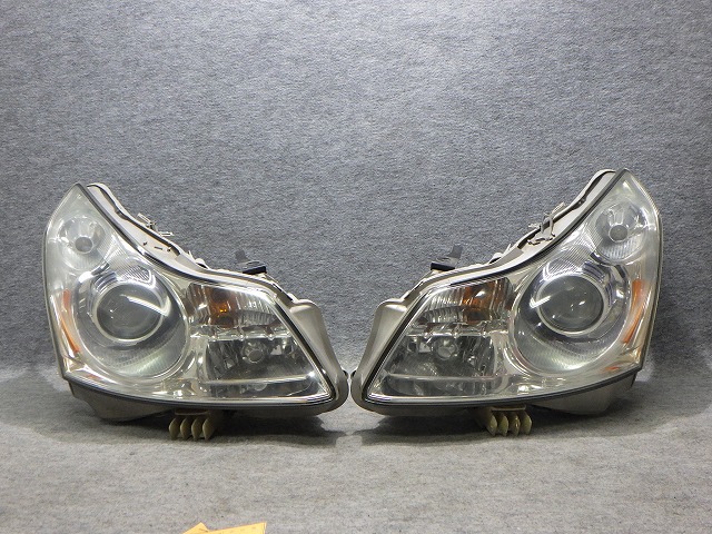 【中古】スカイライン　ヘッドライト　左右　HID　キセノン　V36　NV36　前期　100-63861　A　26075-JK00C　バラスト付き　260324029 中古 車 パーツ 中古パーツ 中古部品 カスタム 即発送