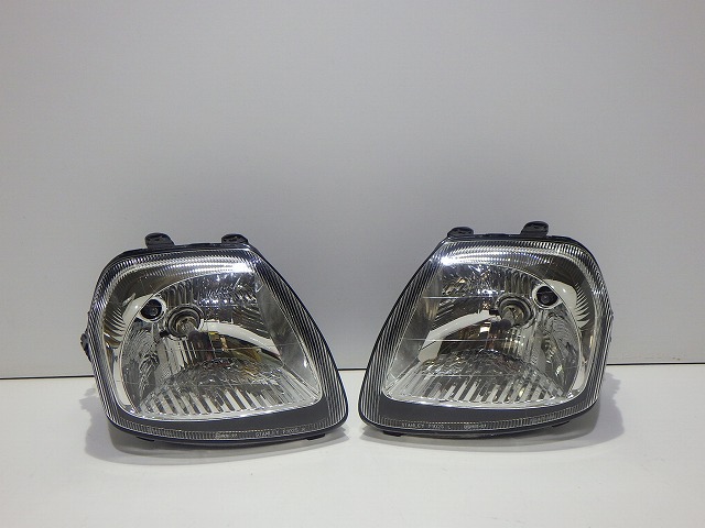【中古】ミニカ ヘッドライト左右 ハロゲン H42/H47 後期 P6239 レべ付 9301A746 8301A746 コーティング 綺麗 260330230 中古 車 パーツ 中古パーツ 中古部品 カスタム 即発送