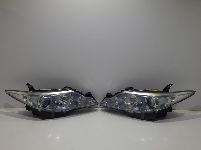 【中古】エスティマ ハイブリット ヘッドライト左右 HID AHR20W 中期 28-212 80 81145-28C83 コーティング 260304245 中古 車 パーツ 中古パーツ 中古部品 カスタム 即発送