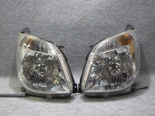 【中古】パレット ヘッドライト左右 ハロゲン MK２１S 100-59174 スズキ ルークス等 比較的綺麗 251126049 中古 車 パーツ 中古パーツ 中古部品 カスタム 即発送