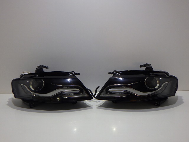 【中古】8K A4 ヘッドライト左右 HID 8K0941004D/003D コーティング アウディ 260117051 中古 車 パーツ 中古パーツ 中古部品 カスタム 即発送