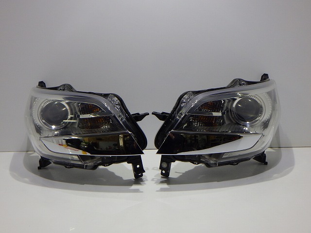 【中古】デイズルークス ヘッドライト左右 HID B21A 100-67053 26025/26075-6A01D コーティング 260219052 中古 車 パーツ 中古パーツ 中古部品 カスタム 即発送