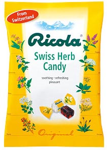 リコラ　70g袋　スイスオリジナルハーブキャンディー