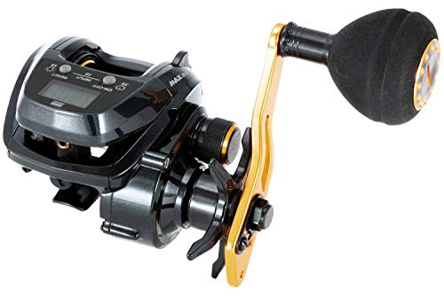 AbuGarcia (アブガルシア) MAX DLC PーL 大画面 デジタルラインカウンター 左巻き パワーハンドルモデル