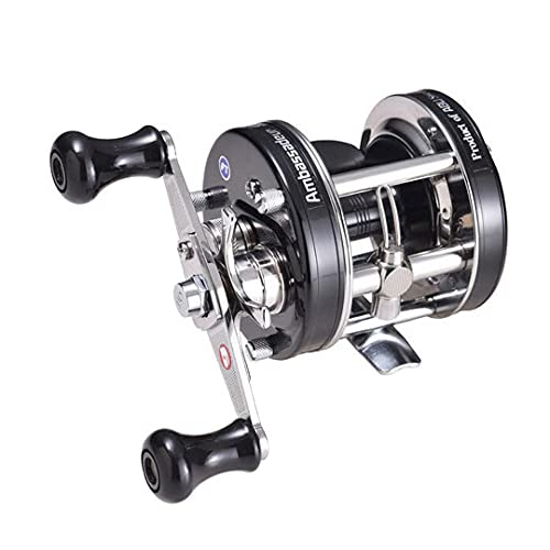 AbuGarcia (アブガルシア) アンバサダー (Ambassadeur) 5601CA ファクトリーチューン ブラック 左巻き クラッチタイプ ダブルハンドル バス ライギョ ナマズ トップウォーター丸形リール