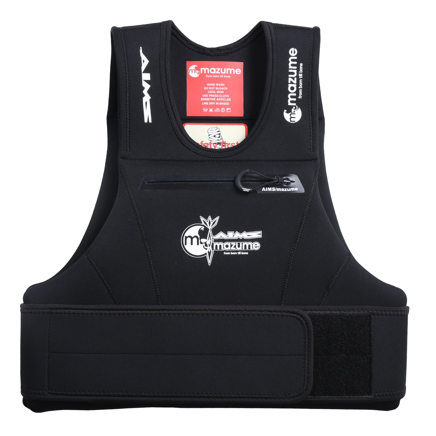 MAZUME(マズメ) MZ×AIMS Floating Support Vest MZLJ-326-01 ブラック 浮力5.5|ワールドプラス1号店