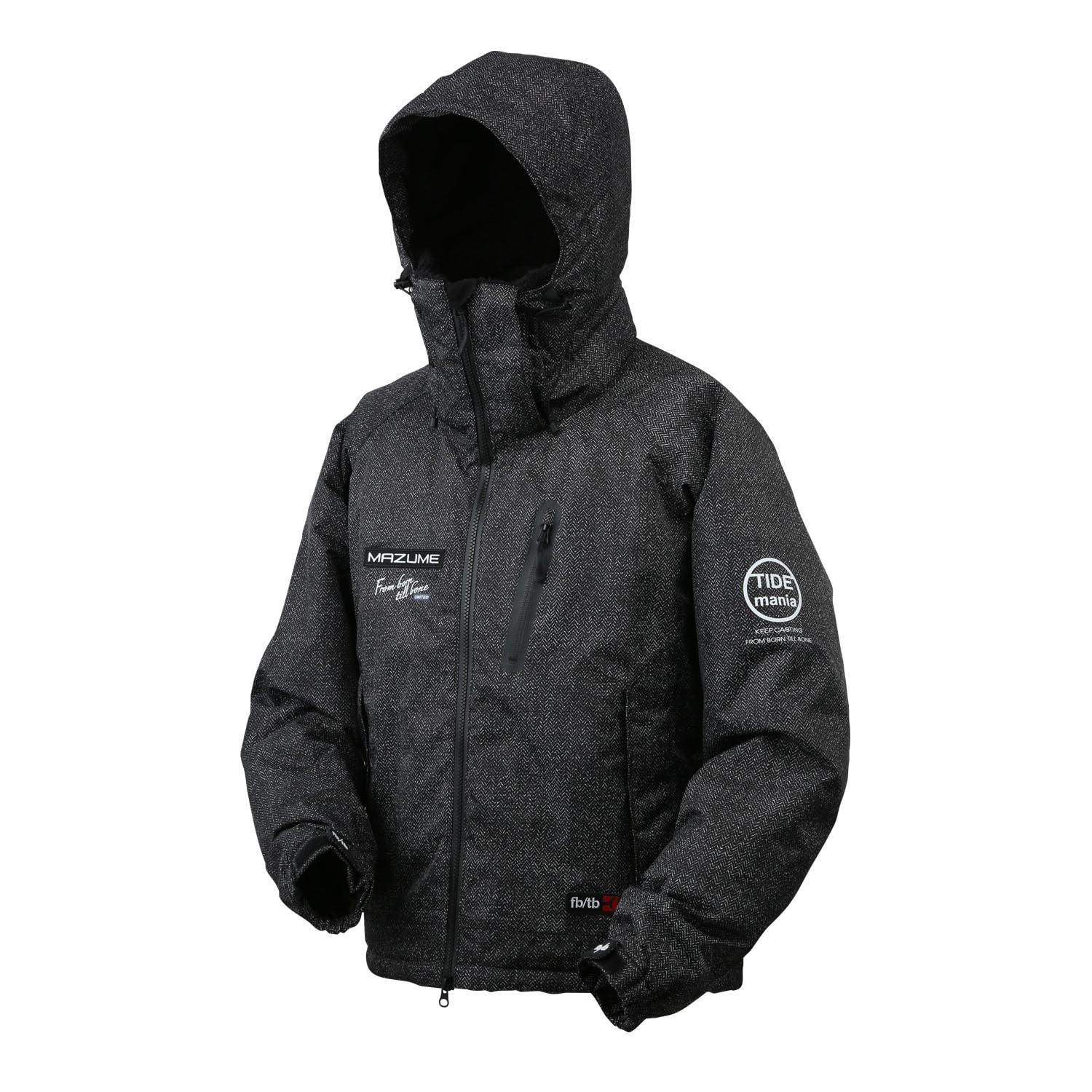 mazume TIDE MANIA ALL WEATHER JACKET MZFW-872 ブラックヘリンボーン L
