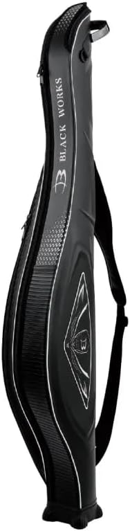 がまかつ(Gamakatsu) 成型ハードロッドケース 142cm ブラック (BLACK WORKS) GC301