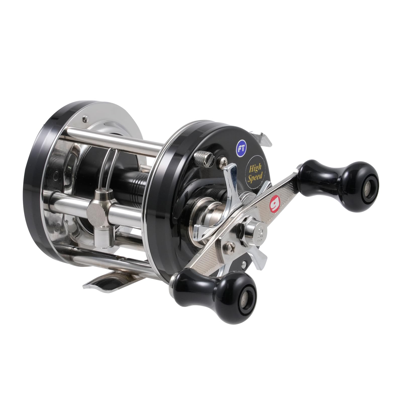 AbuGarcia (アブガルシア) アンバサダー (Ambassadeur) 6501C ファクトリーチューン ブラック 左巻き ダブルハンドル バス ライギョ ナマズ トップウォーター丸形リール｜ワールドプラス１号店