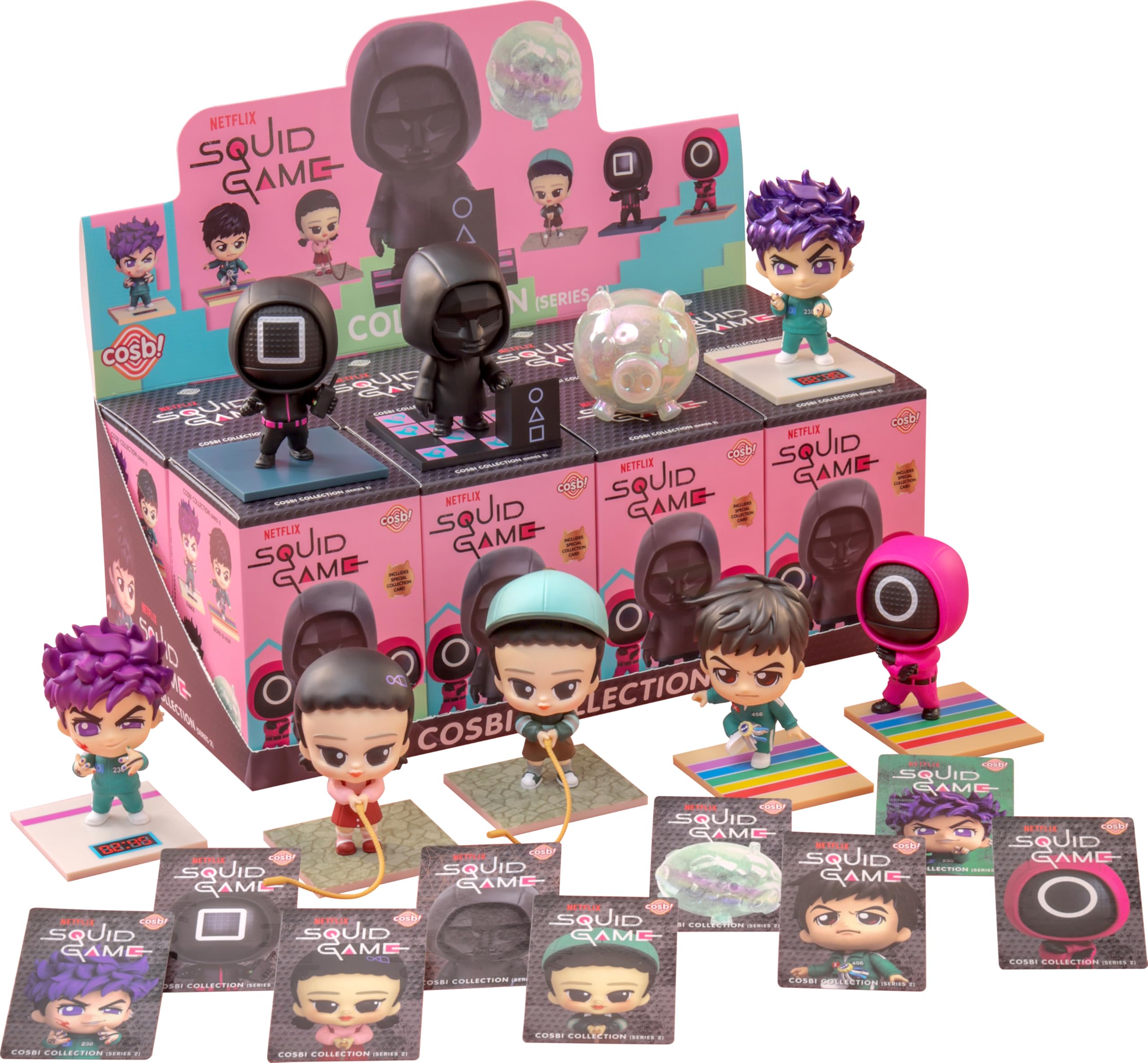 (新品未使用未開封) イカゲーム Funko pop! フィギュア 6体セット Funko Pop Squid Game Set of Six 001 067 199 218 456 Round