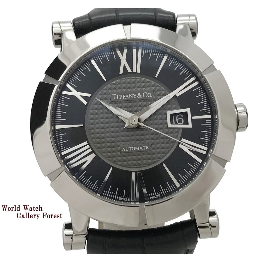 最安 ティファニー Tiffany Co アトラス ジェント 中古 メンズ腕時計 Tiffany Co Z1000 70 12a10a71a レザーベルト W Rashiastrologer Com