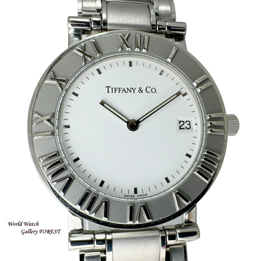 楽天市場】【中古】TIFFANY＆Co. アトラスウォッチ クォーツ