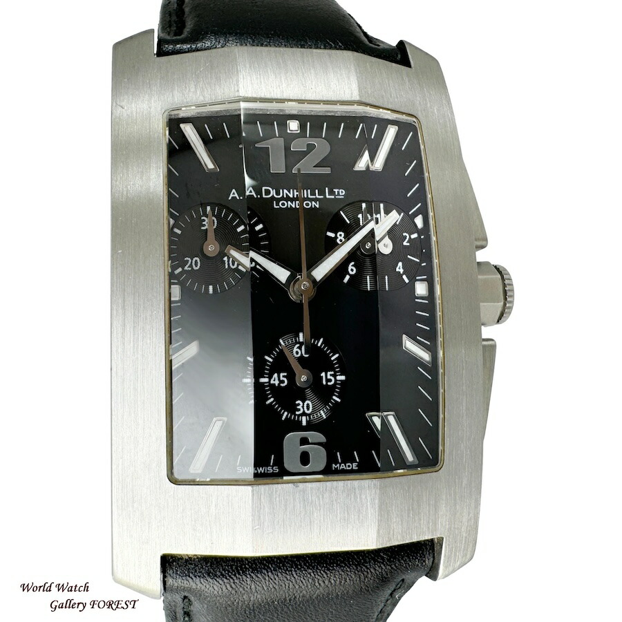 dunhill ダンヒル ダンヒリオン クロノグラフ カットガラス 腕時計 ダンヒル ダンヒリオン クロノグラフ クォーツ dunhill
