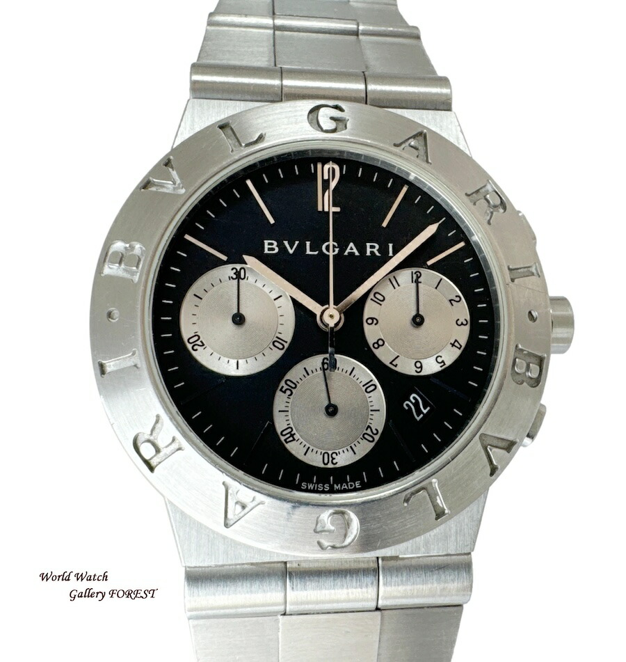 美品　BVLGARI/ブルガリ ディアゴノ クロノ CH35S 自動巻き 楽天市場】【中古】【ウォッチ】【新品仕上げ済】BVLGARI
