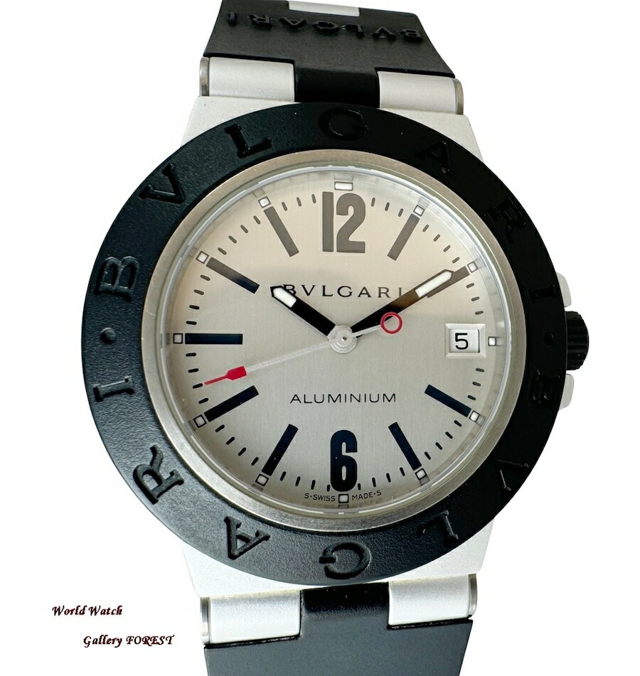 楽天市場】ブルガリ アルミニウム AL38TA メンズ 腕時計 デイト