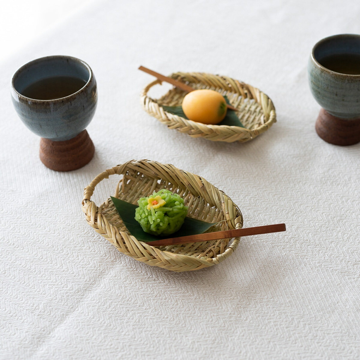 楽天市場】【岩手県二戸 鳥越竹細工】スズ竹(篠竹) 持ち手付楕円ざるB