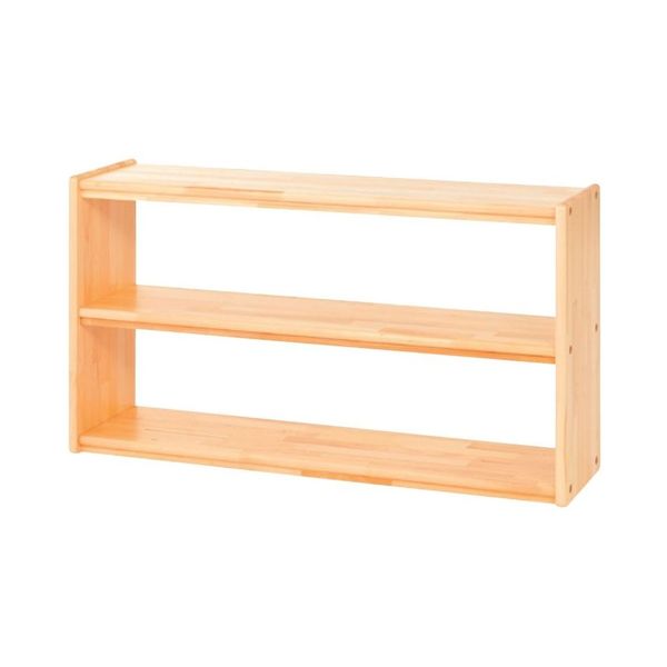 楽天市場】モンテッソーリ モンテ 新教材・教具棚 2段白 おもちゃ