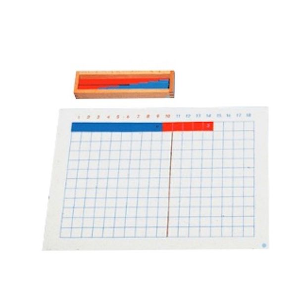 楽天市場】モンテッソーリ モンテ 小さい算数棒セット N おもちゃ