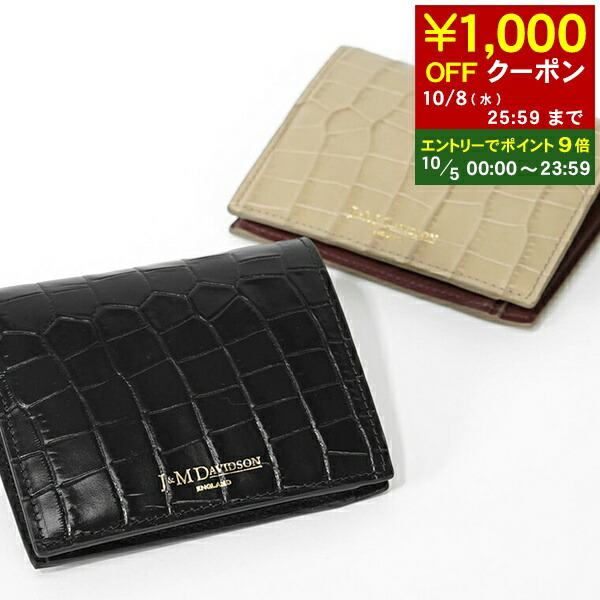 J&M Davidson 財布 J&M Davidson DAVIDSON 二つ折り財布 BI-FOLD WALLET バイ