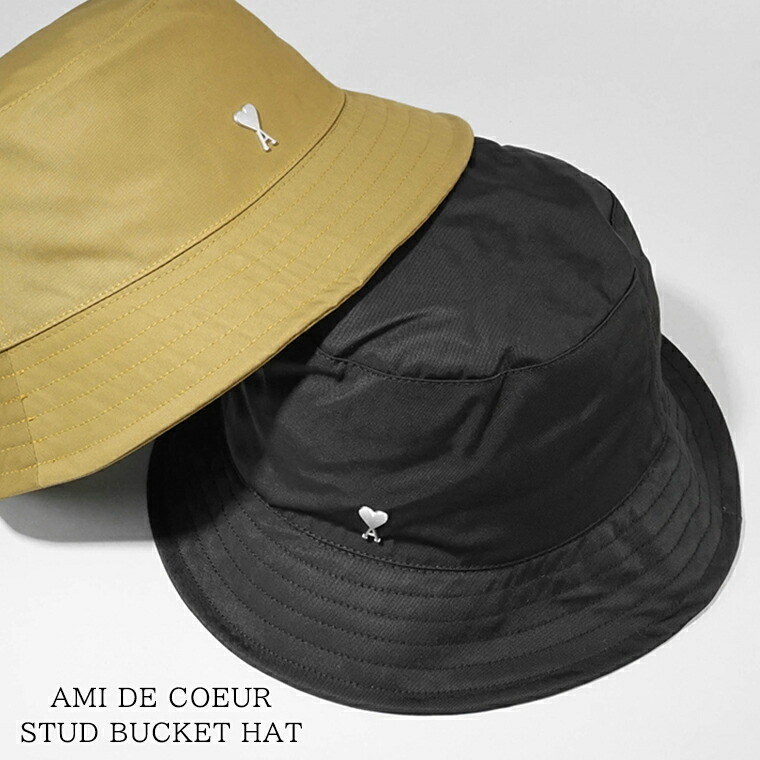 楽天市場】AMI Paris バケットハット 帽子 アミ パリス Black