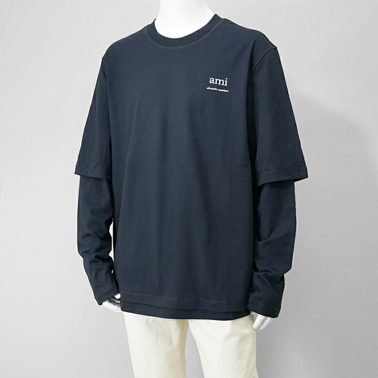 アミパリス長袖 AMI Alexandre Mattiussi アミパリス PARIS 長袖Tシャツ DE
