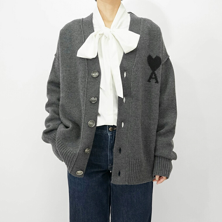 楽天市場】ami paris アミパリス カーディガン Ami de Coeur Cardigan