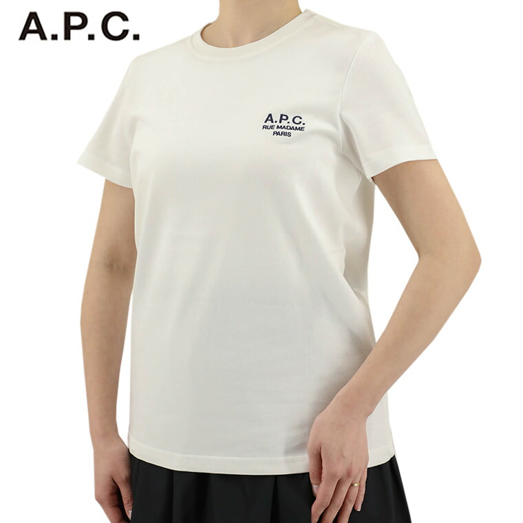 国内即発【A.P.C】ニュー DENISE Tシャツ 刺しゅう 厚手コットン 