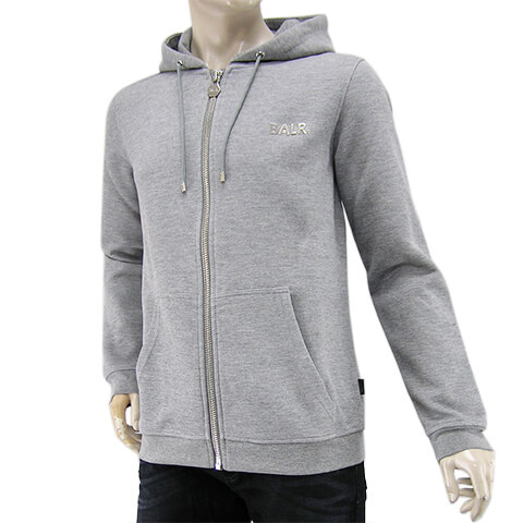 限定価格セール 21春夏 ボーラー Balr メンズ ジップアップパーカー Q Series Classic Zipped Hoodie B1267 1001 Grey グレー Qシリーズ ジップパーカー パーカー フーディー 長袖 シングルジップ B 大きいサイズ T As ワールドクラブ 19 新素材