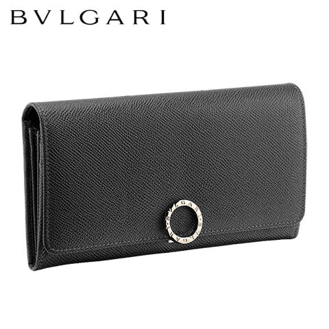 特売 Gw中も休まず発送 21春夏新作 ブルガリ Bvlgari ユニセックス 長財布 サイフ Black ブラック ブルガリ ブルガリ かぶせ フラップ 小物 ウォレット プレゼント 誕生日 パーティー バレンタイン クリスマス メンズ レディース 男女兼用 超特価激安