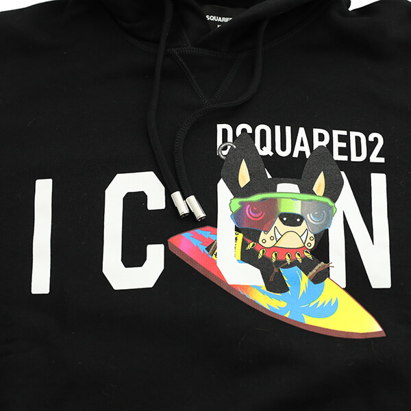 世界有名な ディースクエアード DSQUARED2 メンズ パーカー ICON R N