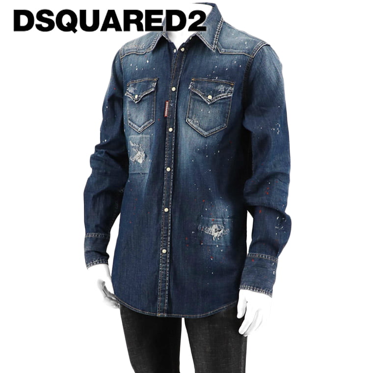 楽天市場】ディースクエアード DSQUARED2 メンズ デニムシャツ CLASSIC