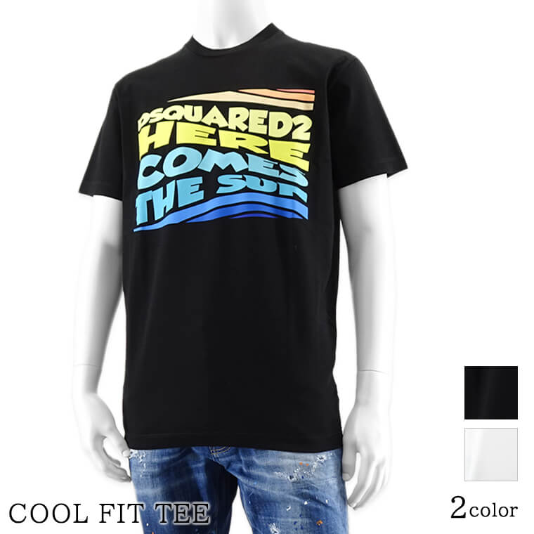 DSQUARED2 グラフィック Tシャツ DSQUARED2 (ディースクエアード) コットン100％ BIGプリント