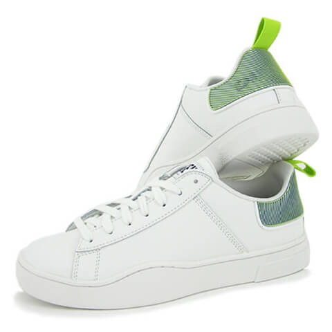 新作人気 ポイント4倍 21春夏 ディーゼル Diesel メンズ スニーカー S Clever Low Lace Y045 P3816 Star White Lime Punc H8441 ホワイト シューズ 靴 ローカット レースアップ 大きいサイズ S ワールドクラブ 19 都内で Bronze Qa