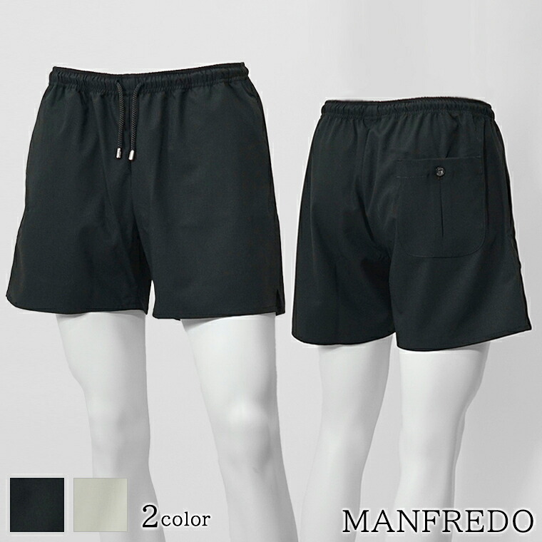 ジャブスアルキヴィオ giabsarchivio メンズ ショートパンツ MANFREDO SHORT A3725 ライトクレープ ブラック 90 ベージュ 10 giab's archivio マンフレッド ハーフパンツ ショーツ 【プレミアムSTOCK-25SS】