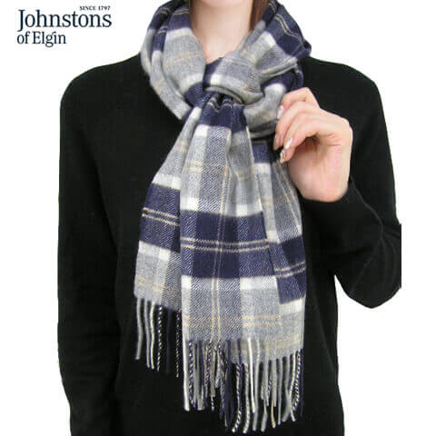 楽天市場 21秋冬 ジョンストンズ Johnstons レディース カシミア100 マフラー Wa Ku0499 Silver Bannockbane シルバーバンノックベーン チェック柄 Wa16 カシミヤ ユニセックス Wa Wa56 Wa Wa57 小物 ワールドクラブ 19