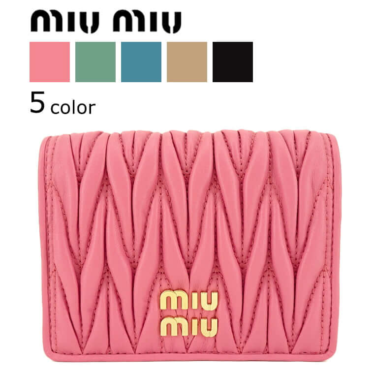 楽天市場】【ポイント4倍】 ミュウミュウ MIU MIU レディース 2つ折り